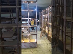 Armadietto del vino Mobili per soggiorno Bar Espositore per vino Espositore per frigorifero Vetrina