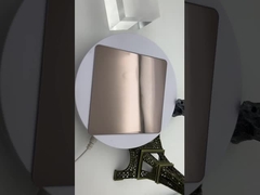 Caffè specchio oro in acciaio inossidabile...