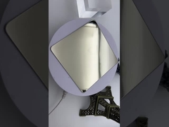 specchio luce champagne oro acciaio inossidabile