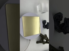 specchio champagne oro in acciaio inossidabile