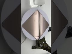 Super specchio caffè oro anti-impronta digitale