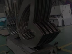 304 Disegno su misura Specchio Sliver Giardino Violet Outdoor Scultura in acciaio inossidabile