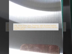 316L 10mm 5mm 3mm Spessore satinato Superficie spazzolata per la linea dei capelli Lastre di acciaio inossidabile 304 NO.4 Prodotti finiti in acciaio inossidabile