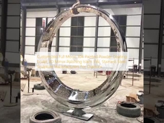 Sculpture 3D Mirror Polishing Islam 316L Sculpture in acciaio inossidabile