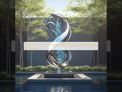 Produttori di sculture in acciaio inossidabile 304 316L personalizzate per interni