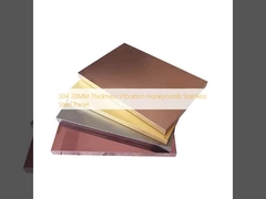 304 20MM Spessore pannello in acciaio inossidabile per vibrazioni a nido di miele