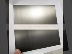 Foglio di acciaio inossidabile colorato spazzolato per uso interno ed esterno