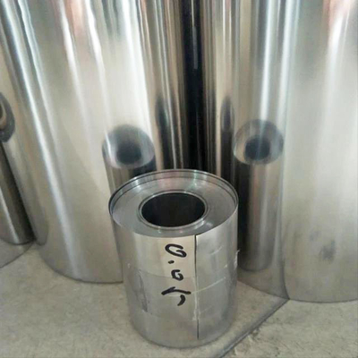 301 304 316 321 201 410 bobine di acciaio inossidabile sventano densamente 0,01 0,02 0,05 0,08 0.1mm