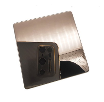 lamiera di acciaio inossidabile color bronzo 8K per rivestimento anti-impronta digitale della decorazione interna