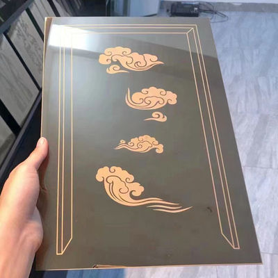 Prezzo buono Il piccolo nero su ordinazione del campione che incide lo strato di acciaio inossidabile in linea