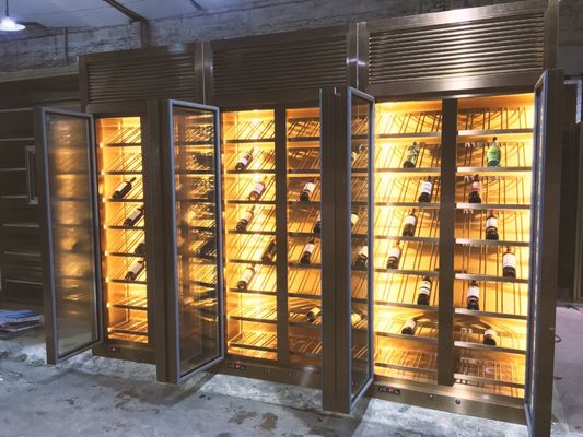 Buon prezzo Progettazione su misura privata di dimensione del Governo colorato del vino di acciaio inossidabile in linea