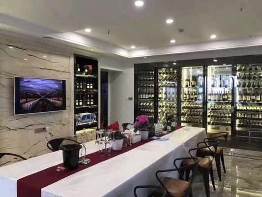 Buon prezzo Governo di vetro di lusso domestico del vino del compressore del Governo di stoccaggio del vino di acciaio inossidabile in linea