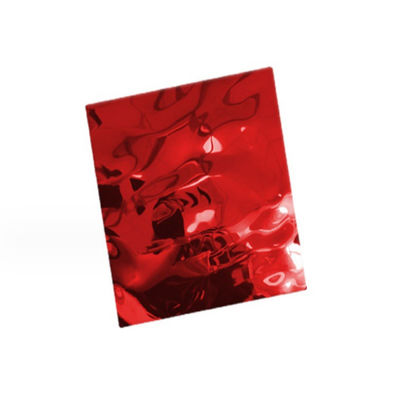 Prezzo buono Colore soffitto ondulazioni d'acqua Decorative lamiera in acciaio inossidabile 304 pannello di parete in metallo per hotel KTV in linea