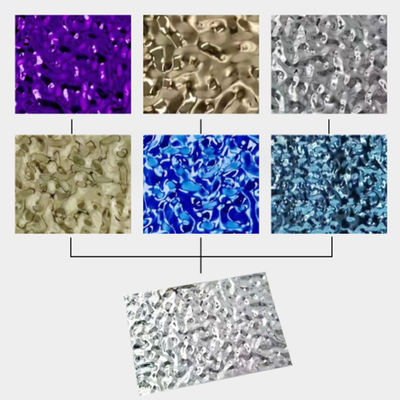 Buon prezzo Copper color foglio di acciaio inossidabile specchio colore oro per il muro in linea