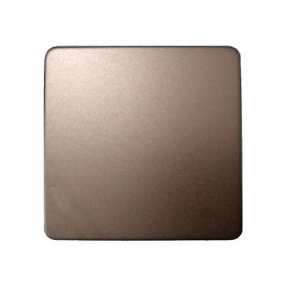 Prezzo buono Disegno del cancello dell'ascensore in acciaio inossidabile sabbiato oro rosa marrone scuro in linea