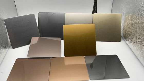 Prezzo buono Fabbricazione su misura Parti in acciaio inossidabile bobina bronzo Colorful in linea