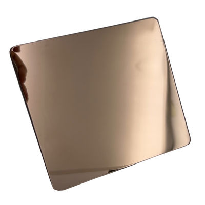 Buon prezzo PVD Vacuum Plating 304 lamiera in acciaio inossidabile colorato 1219mm Lunghezza in linea