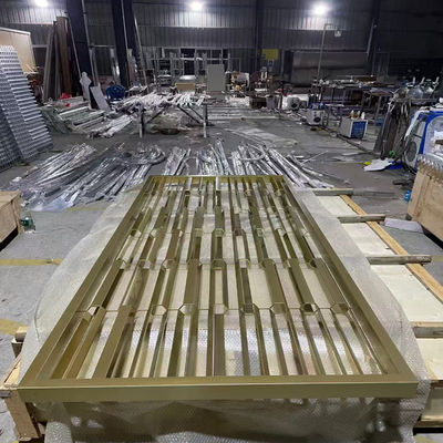 Prezzo buono Modello Morden PVD rivestimento decorativo schermi in acciaio inossidabile pannelli esterni interni giardino albergo casa in linea