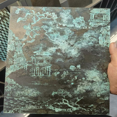 Buon prezzo 4x8 Ft 4x10 Ft Metal Retro Design 304 201 316 L Decorazione murale lamiera in acciaio inossidabile in linea