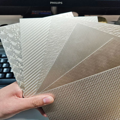 Prezzo buono 4*8ft 0,8mm 1mm 1.2mm 1,5mm Spessore Decorazione della parete Superficie in rilievo lamiera in acciaio inossidabile in linea