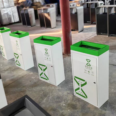 Prezzo buono Cestino per rifiuti esterno in acciaio inossidabile personalizzato Prodotti in metallo standard GB in linea