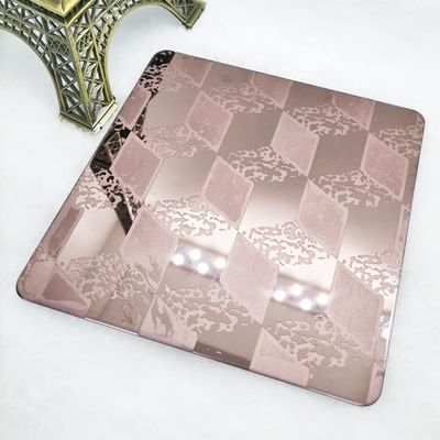 Prezzo buono Il colore SUS316 ha inciso la decorazione dell'elevatore dello strato 1mm 3mm di acciaio inossidabile in linea