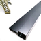Matte Black Stainless Steel Tile fatto saltare perla sistemare metallo 15mm 2000mm 3050mm