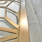 Linea sottile H3m Rose Gold Room Divider della divisione dello schermo di acciaio inossidabile del metallo SUS304