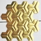Il bagno 304 Rose Gold Mosaic Tiles Hairline di AISI 201 lucidata ha finito