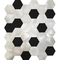 Tessere di alluminio 12*12in antiruggine di Hexago del metallo di vibrazione
