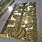 Strato inciso su ordinazione di acciaio inossidabile di colore dell'oro dello specchio 8K per l'elevatore