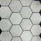 201 304 316l piastrella a mosaico in acciaio inossidabile a forma esagonale color argento per decorazione murale