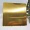 Rivestimento spazzolato dell'anti dell'impronta digitale PVD dello specchio dell'oro di acciaio inossidabile saia dello strato