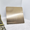 Di titanio inclinato Inclinare di placcatura dello strato PVD di Champagne Gold Color Stainless Steel