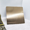Di titanio inclinato Inclinare di placcatura dello strato PVD di Champagne Gold Color Stainless Steel