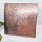 Fogli rivestiti in PVD a vibrazione perlata in lamiera di acciaio inossidabile di colore marrone da 4 * 10 piedi