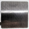 Lo strato PVD di acciaio inossidabile di colore del nero della linea sottile del raso SS430 ha ricoperto