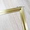 L'ottone dello Zr che sabbia di acciaio inossidabile cornice 0.4mm per mobilia decorativa