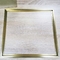 L'ottone dello Zr che sabbia di acciaio inossidabile cornice 0.4mm per mobilia decorativa