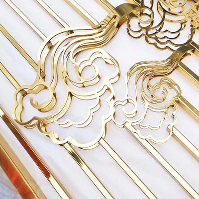 Prezzo buono divisorio rispecchiato divisione dello schermo di acciaio inossidabile di 500*3000mm AISI 316 dell'interno in linea