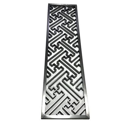 Prezzo buono Rose Gold Bronze Antique Hairline nera ha spazzolato il pannello del divisorio della divisione di Art Pattern Stainless Steel Screen dello specchio in linea