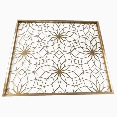 Buon prezzo Linea sottile H3m Rose Gold Room Divider della divisione dello schermo di acciaio inossidabile del metallo SUS304 in linea