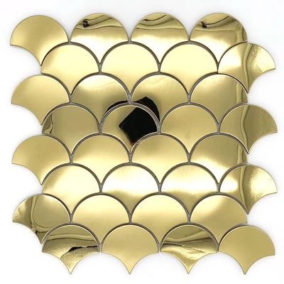 Prezzo buono Tessere adesive di progettazione del mosaico domestico moderno di acciaio inossidabile in linea