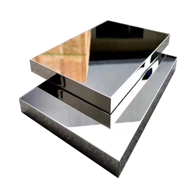 Colore rosa oro argento PVD colore lucido foglio lucidato 304 specchio in acciaio inossidabile Colonna pannello nido di miele