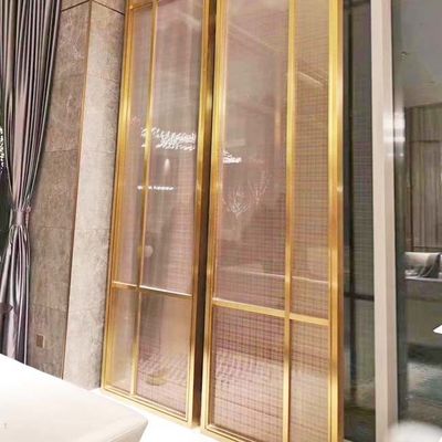 Prezzo buono Lo schermo dell'interno di acciaio inossidabile di W450mm H2800mm divide la linea sottile decorativa dei pannelli del metallo in linea