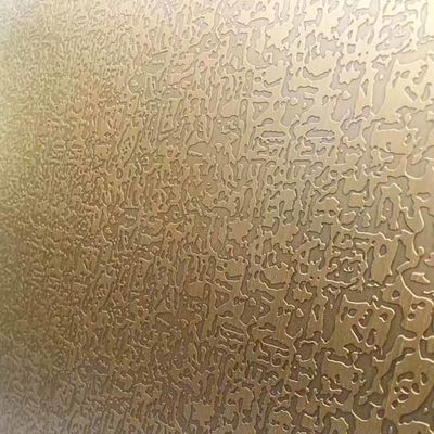 Prezzo buono Il modello libero del grado 304 ha inciso lo strato di rame antico di acciaio inossidabile per il portone in linea