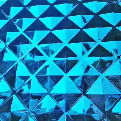 Prezzo buono Lamiera di acciaio di Diamond Shape Embossed Color Stainless per la decorazione interna in linea