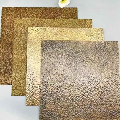 Qualità Modello Art Color Stainless Steel Sheet del martello per interior design fabbrica