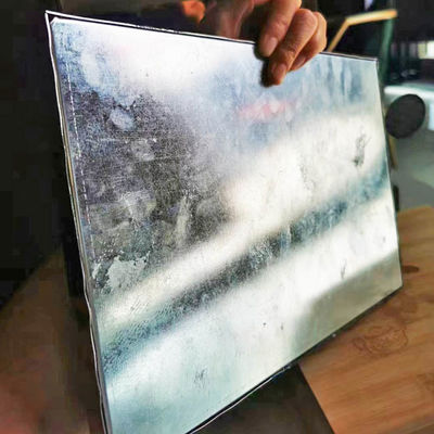 Golden Mirror 304 Water Ripple Honeycomb Stainless Steel Ceiling Panel For Project