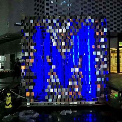 Prezzo buono Grandi ornamenti del giardino della scultura astratta di acciaio inossidabile di ASTM GB JIS 304 in linea